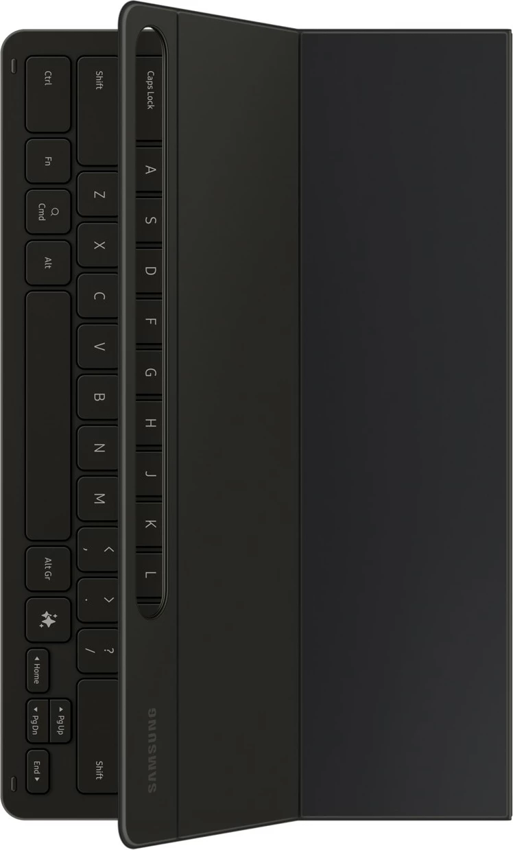 Mbështjellës tastierë Samsung EF-DX820, QWERTZ, Gjermanisht, Touchpad, Galaxy Tab S10+, Galaxy Tab S9+, Galaxy Tab S9 FE+, E zezë