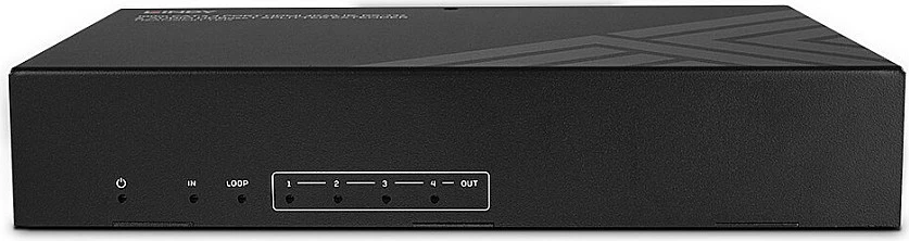 Splitter/Extender HDMI LINDY 100m Cat.6, 4-port, 4K60 HDBaseT, e zezë
