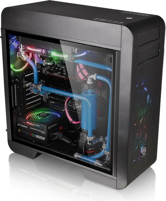 Kasë Thermaltake Core V71 TG Edition CA-1B6-00F1WN-04 Full Tower, Tempered Glass, E-ATX/ATX, e zezë