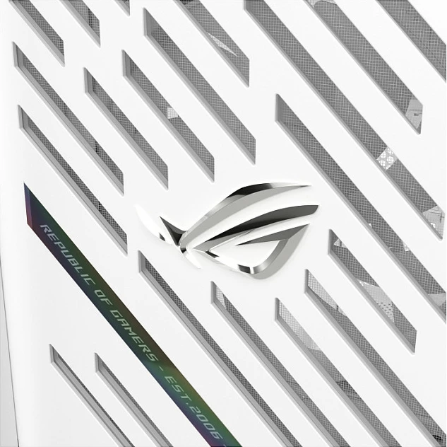 Kasë ASUS ROG STRIX HELIOS II GX601S, Midi Tower, RGB, xham i kalitur, e bardhë