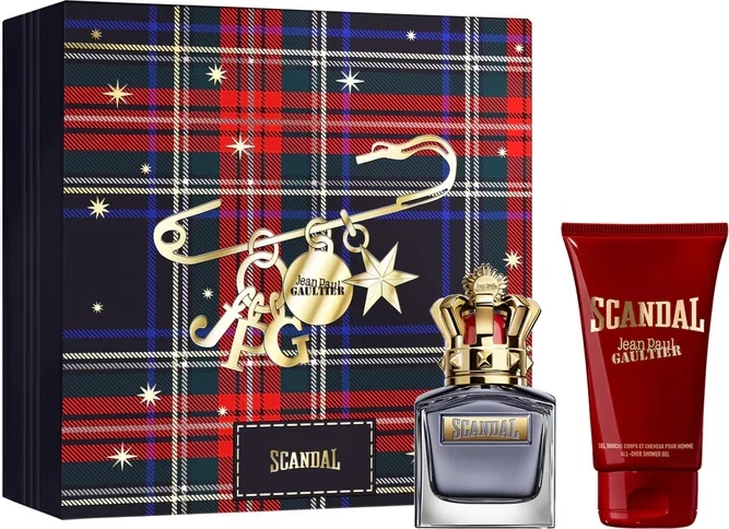 Set Eau de Toilette për meshkuj Jean Paul Gaultier Scandal Pour Homme, 50ml + shower gel 75ml