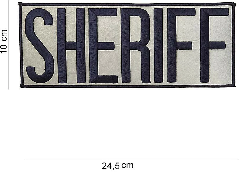 Emblema pëlhure Fostex Garments Patch Sheriff (large) #2006