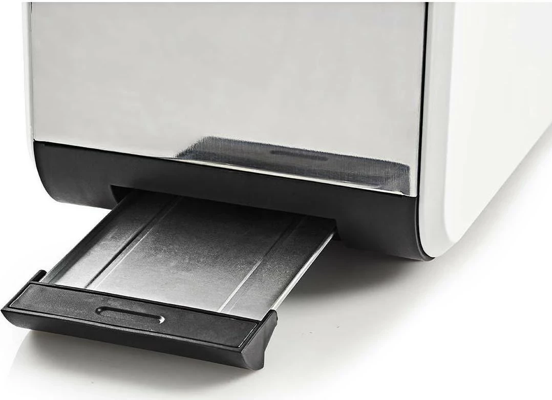 Toster Nedis KABT510EGY, 2 vende, 6 nivele pjekje, çelik inoksi, i bardhë