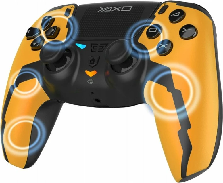 Kontroller wireless Yaxo Hornet Fury Elite Bluetooth 5.0 USB-C 1200mAh portokalli