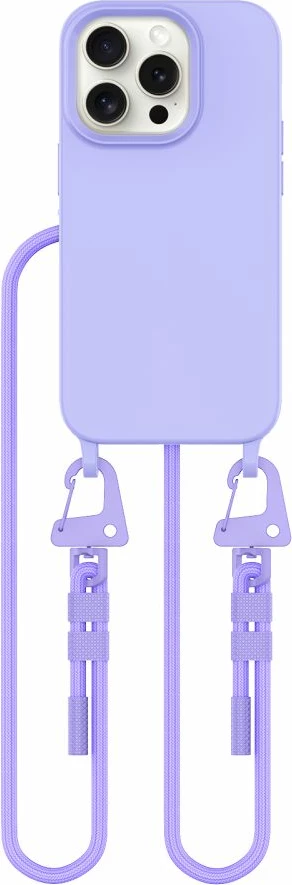 Mbështjellës Tech-Protect MagNecklace për iPhone 14 Pro, MagSafe, Violet me litar