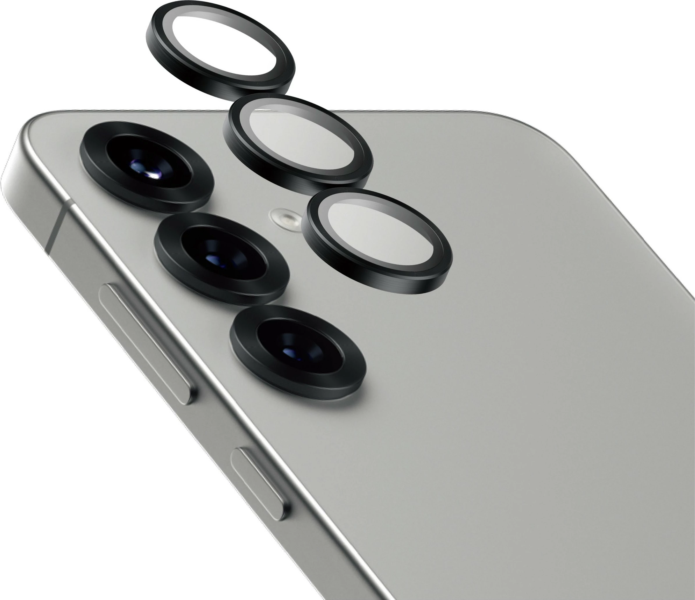 Mbrojtës lentash PanzerGlass Hoops Ceramic për Galaxy S25 Plus, i zi