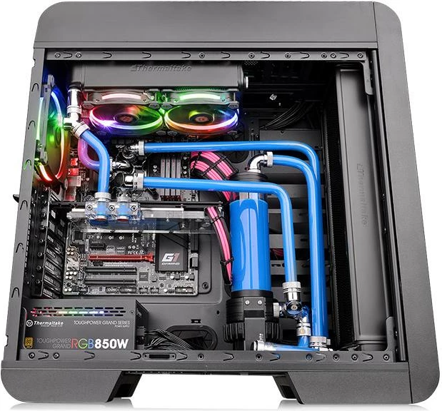 Kasë Thermaltake Core V71 TG Edition CA-1B6-00F1WN-04 Full Tower, Tempered Glass, E-ATX/ATX, e zezë