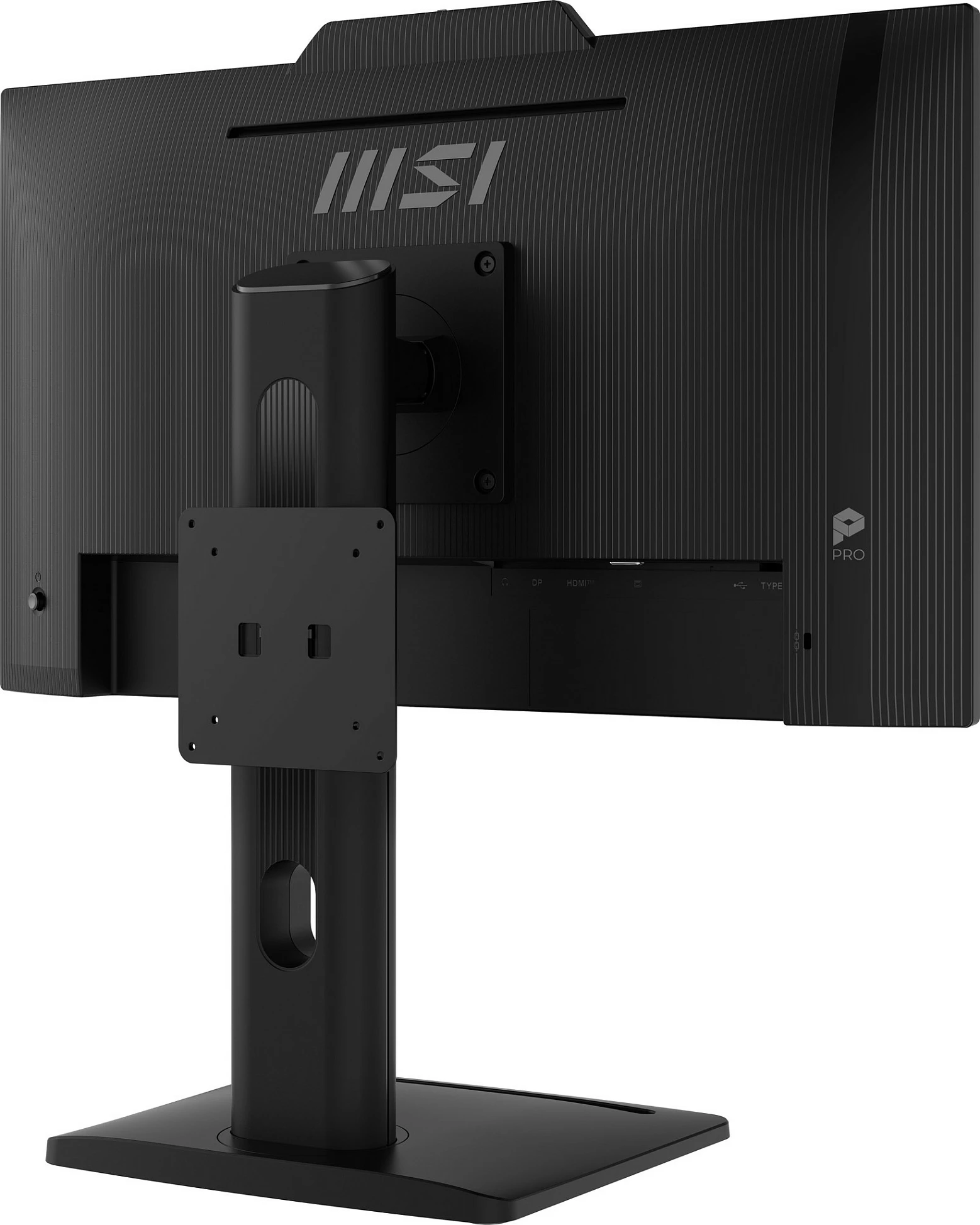 Monitor MSI PRO MP242PMGDE 24", IPS, FHD, 120Hz, 1ms, me kamerë, USB hub, i zi