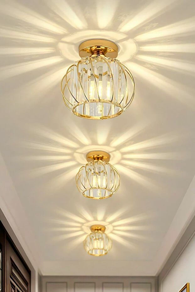 Llambë tavani Opviq Bella Luce, ngjyrë ari