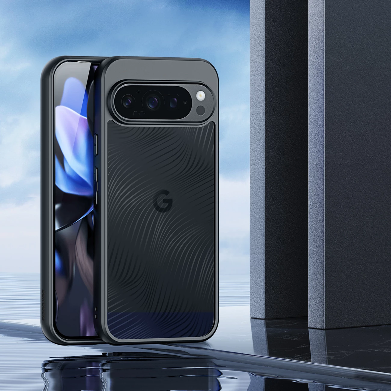 Mbështjellës Dux Ducis Aimo për Google Pixel 10/10 Pro, i zi