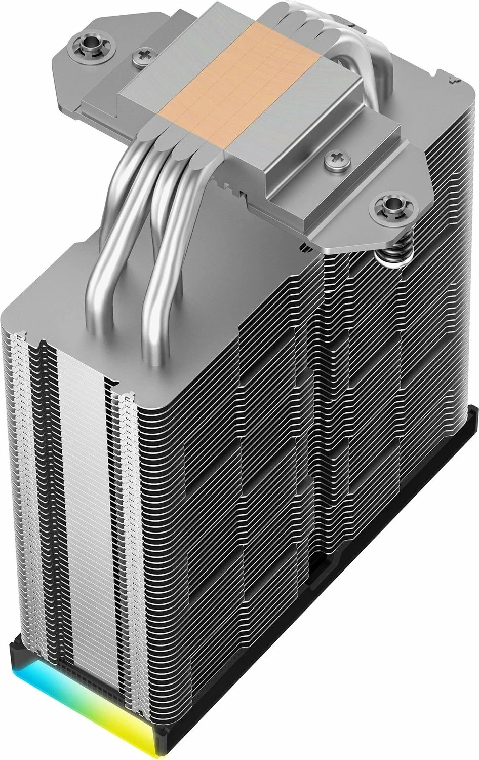 Ftohës CPU Deepcool AK400 Digital SE R-AK400-BKADMN-GJD, 120mm, ARGB, 220W, i zi/argjendtë