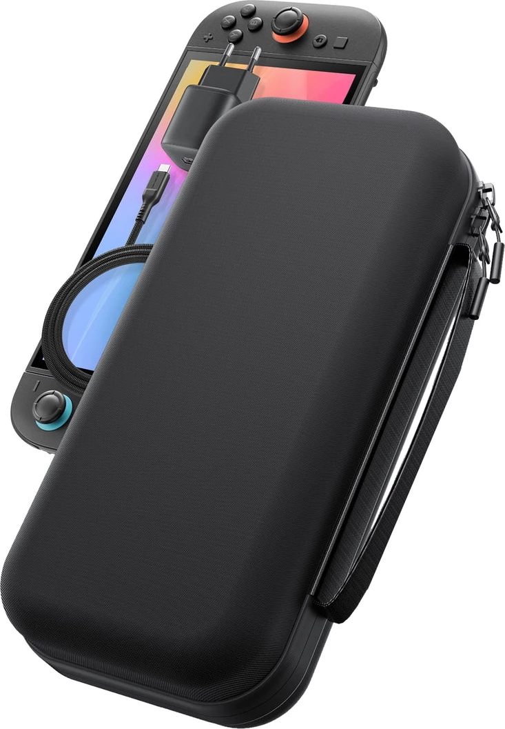 Mbështjellës AmazingThing PlayShield Pack Kit Case për Nintendo Switch 2, zi