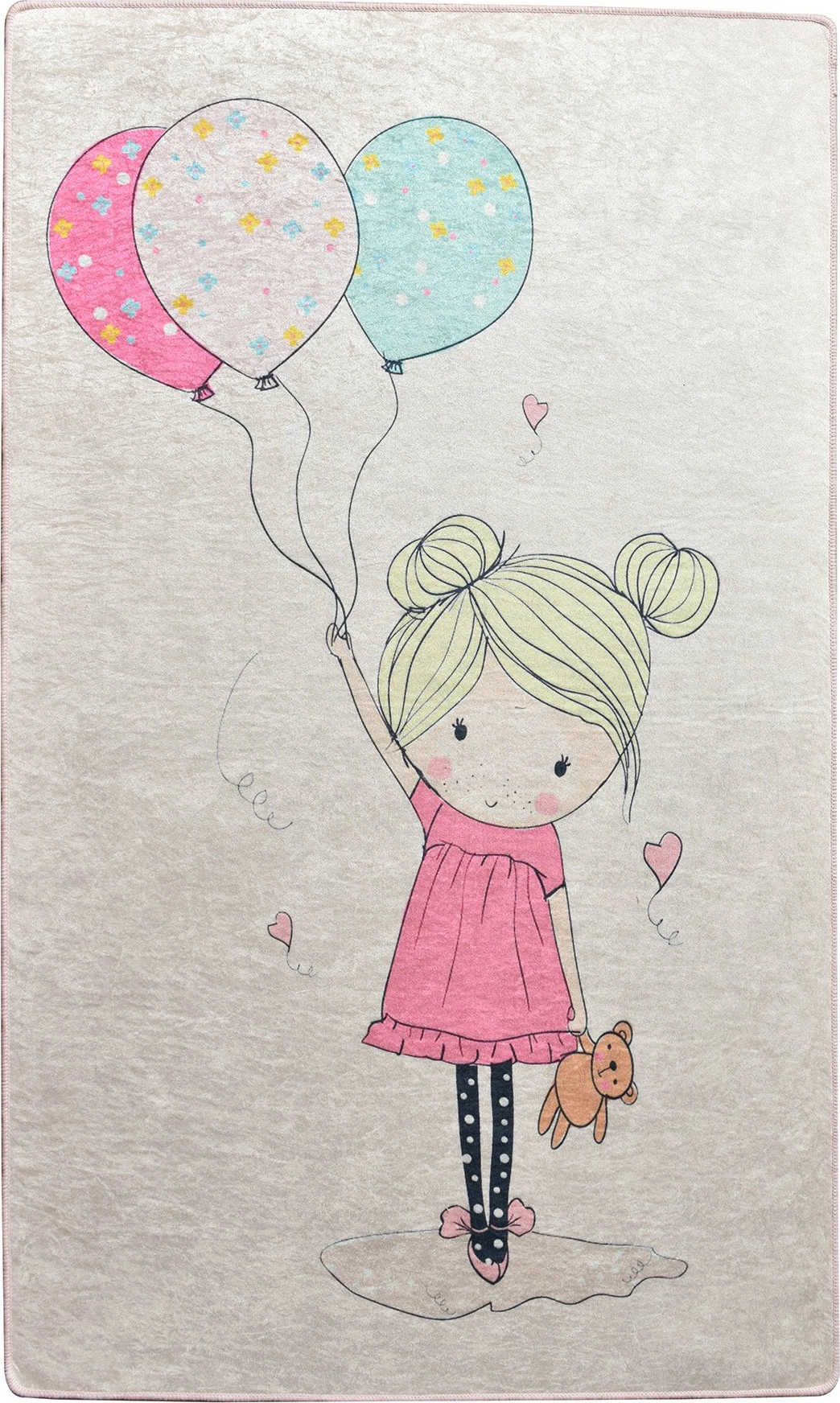 Qilim për fëmijë, shumëngjyrësh, 100x160cm, Conceptum Hypnose, Little Girl