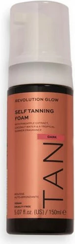 Shkumë vetë-nxirës Revolution Glow Mousse Dark, 150 ml