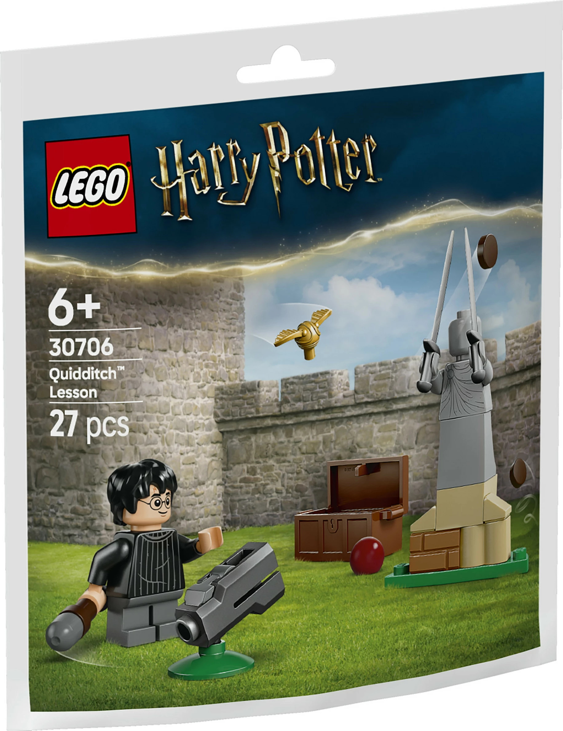 Set ndërtimi LEGO Harry Potter 30706 Quidditch Training, 27 pjesë, multikolor