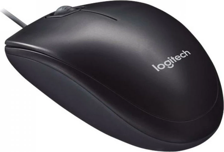 Maus Logitech M90 (910-001793) USB 2.0 me rrotë skroll, i zi