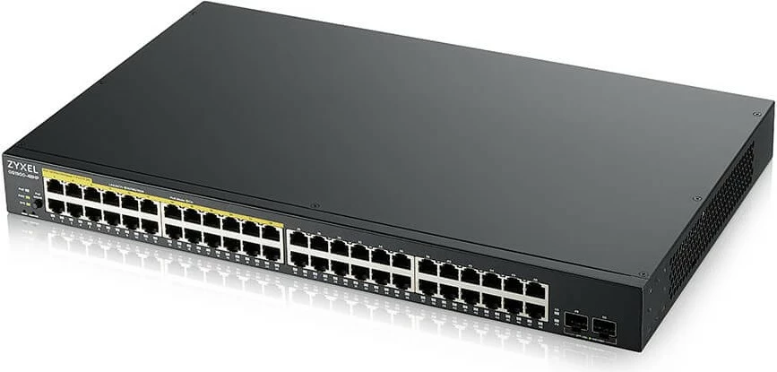 Switch Zyxel GS1900-48HPv2, Managed, L2, Gigabit Ethernet, PoE, Rack mounting, E zezë