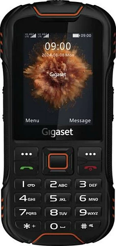 Celular Gigaset GLX 8 PLUS, 4G LTE, Dual SIM, IP68, bateri 2500 mAh, USB-C, zi/portokalli