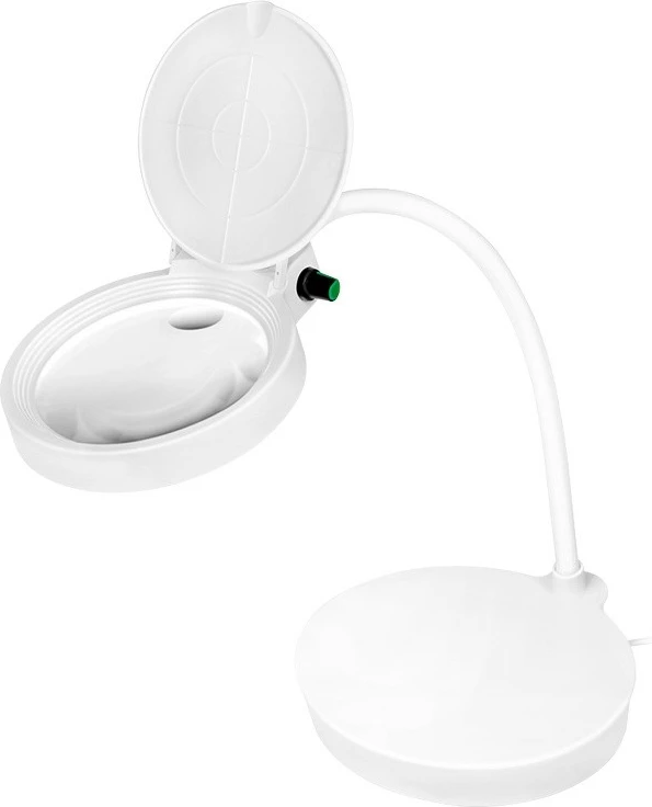 Lupë ndriçuese me bazë LogiLink WZ0067, 8/36 dioptri, e bardhë