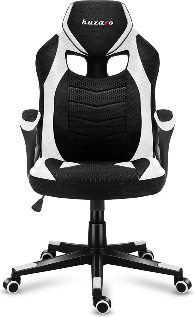 Karrige për gaming Huzaro, Froce 2.5, e zezë/bardhë