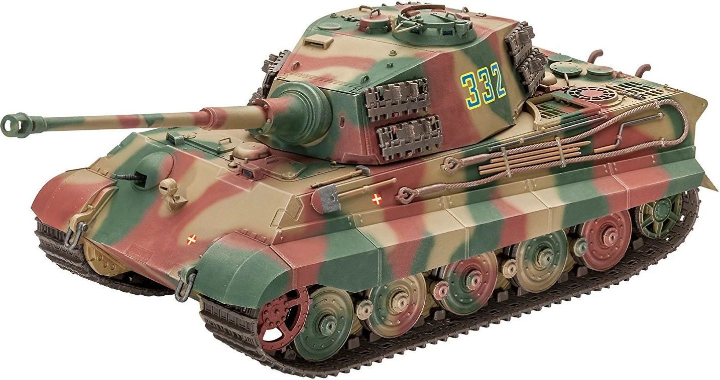 Model plastik tank Revell Tiger II Henschel Turret 1:35, 250 pjesë