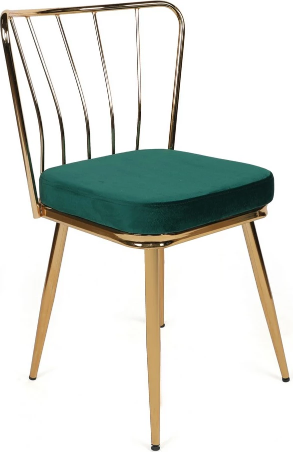 Set karrigesh (2 copë), Hanah Home, Yıldız-930 V2, jeshile dhe ari