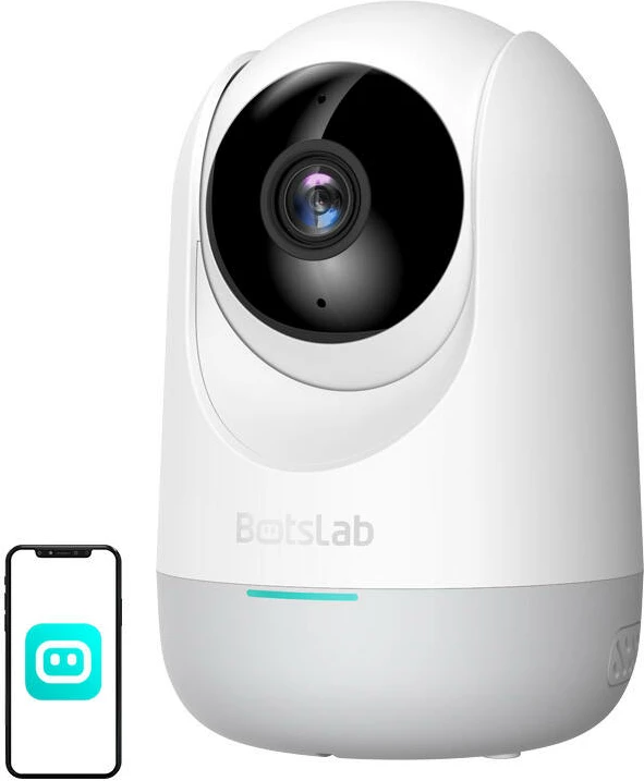 Kamerë sigurie Botslab C211, 3MP, 360°, WiFi, për brenda, e bardhë