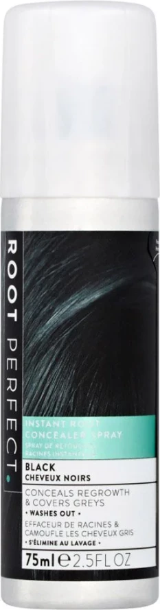 Sprej për flokë Root Perfect Concealer Spray Black 75ml