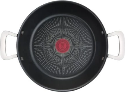 Tigan i thellë Tefal Unlimited G25571 26 cm, me kapak, i zi