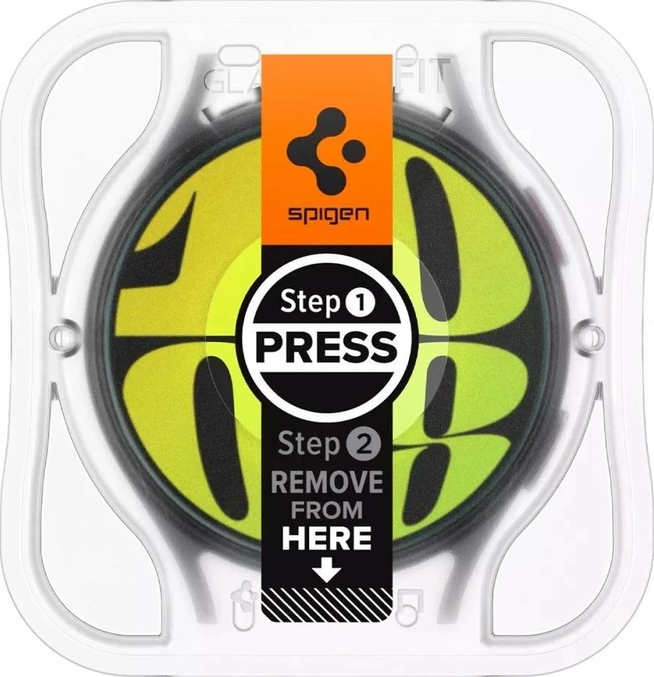 Xham i kalitur mbrojtës Spigen Glas.TR EZ-FIT për Samsung Galaxy Watch 7 44 mm, transparent, paketë 2 copë