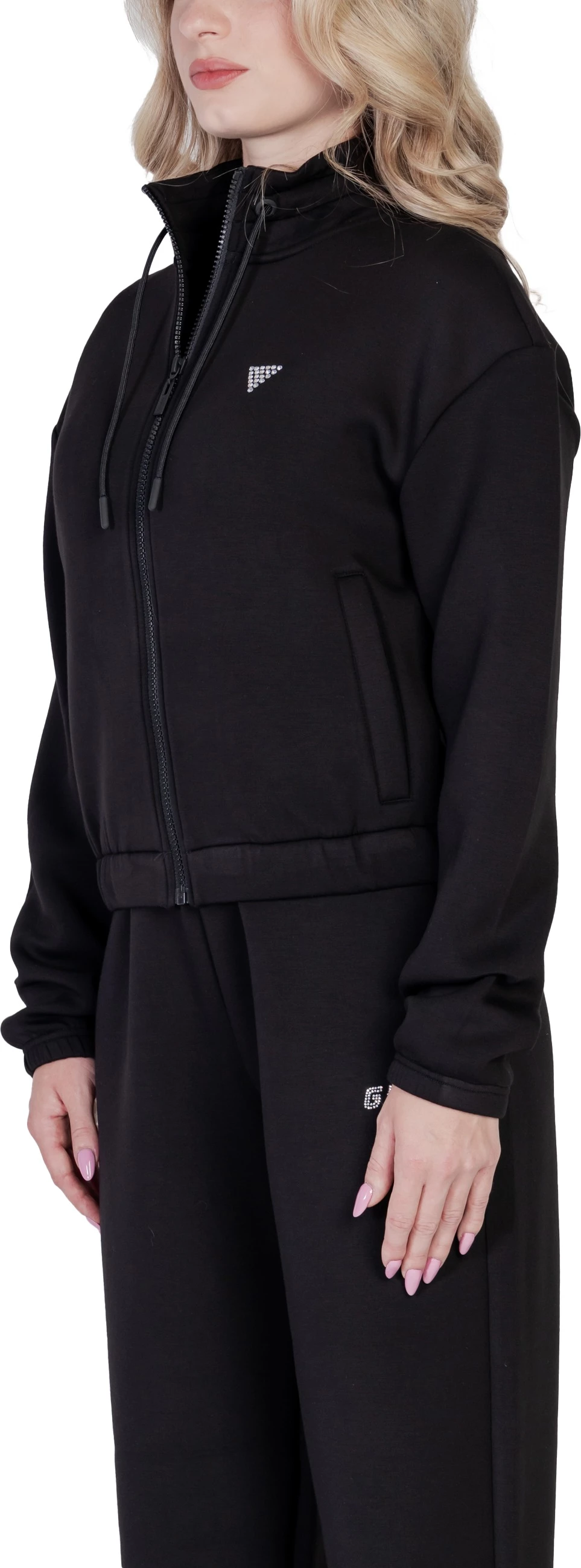 Duks për femra Guess Active Cecilia Scuba Zip V4BQ14 K7UW2, i zi [Madhësia: XS]
