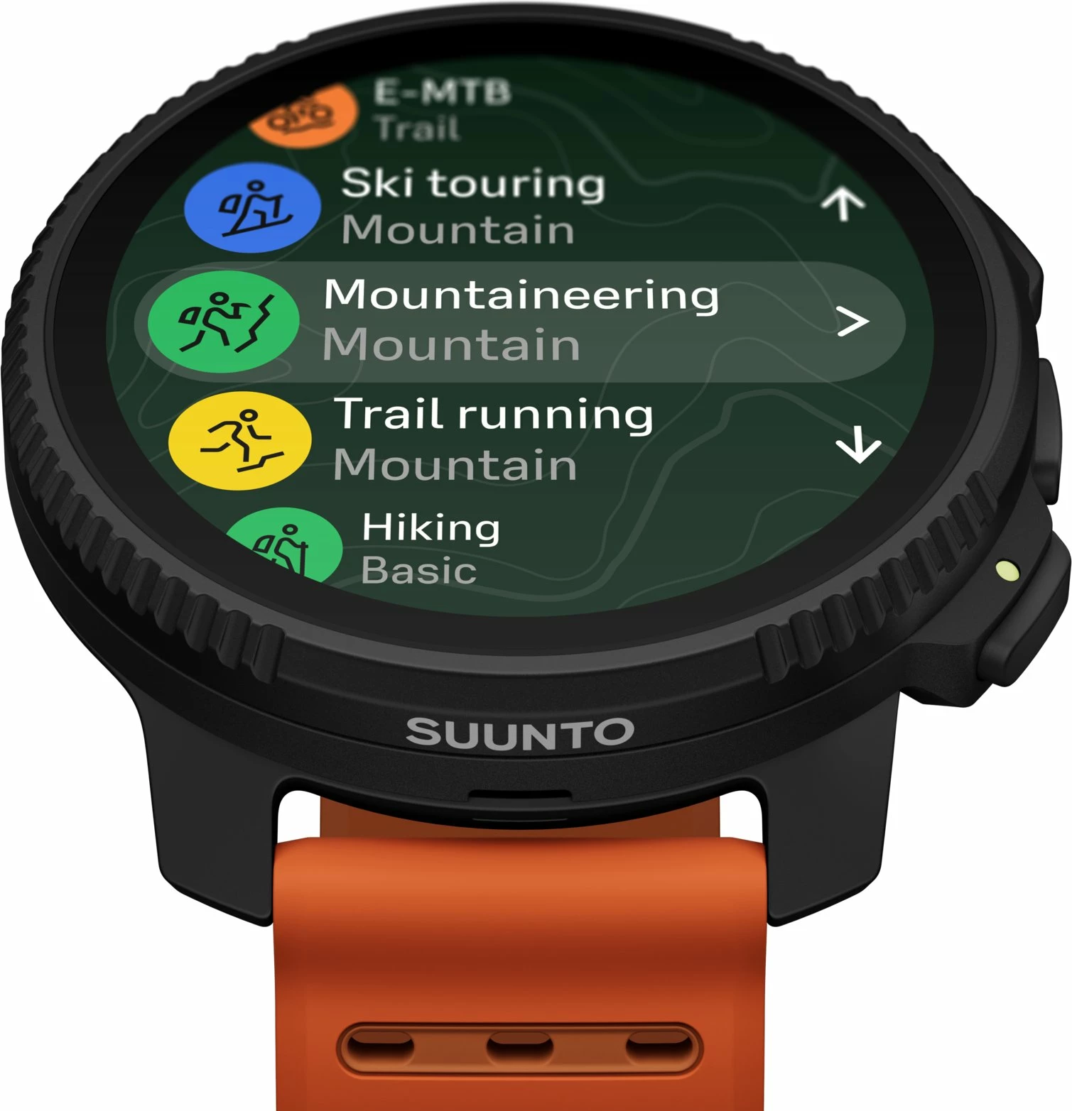 Smartwatch sportive Suunto Vertical 2 Canyon SS051206000, AMOLED 1.5\", GPS, 10 ATM, portokalli