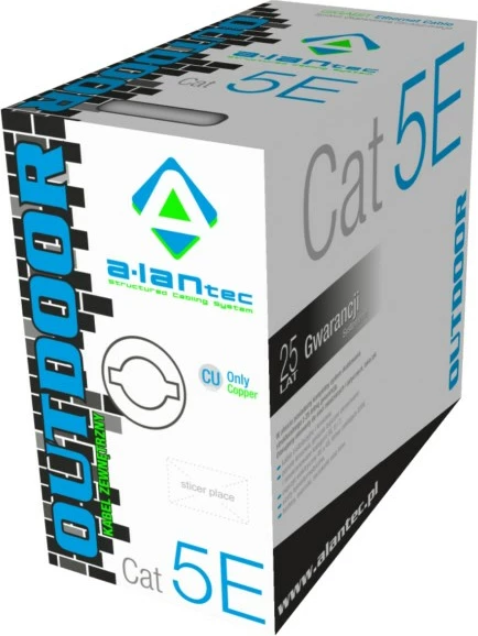 Kabllo rrjeti  A-LAN KIU5OUTZ305, Cat5e U/UTP (UTP), e hirtë