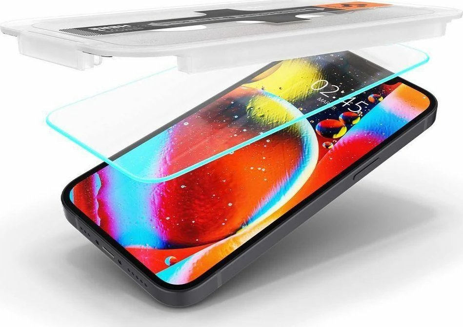 Xham i kalitur mbrojtës ekrani, Spigen, Glas.TR EZ Fit, për Apple iPhone 13/13 Pro, 9H, 0.2mm, 2 copë