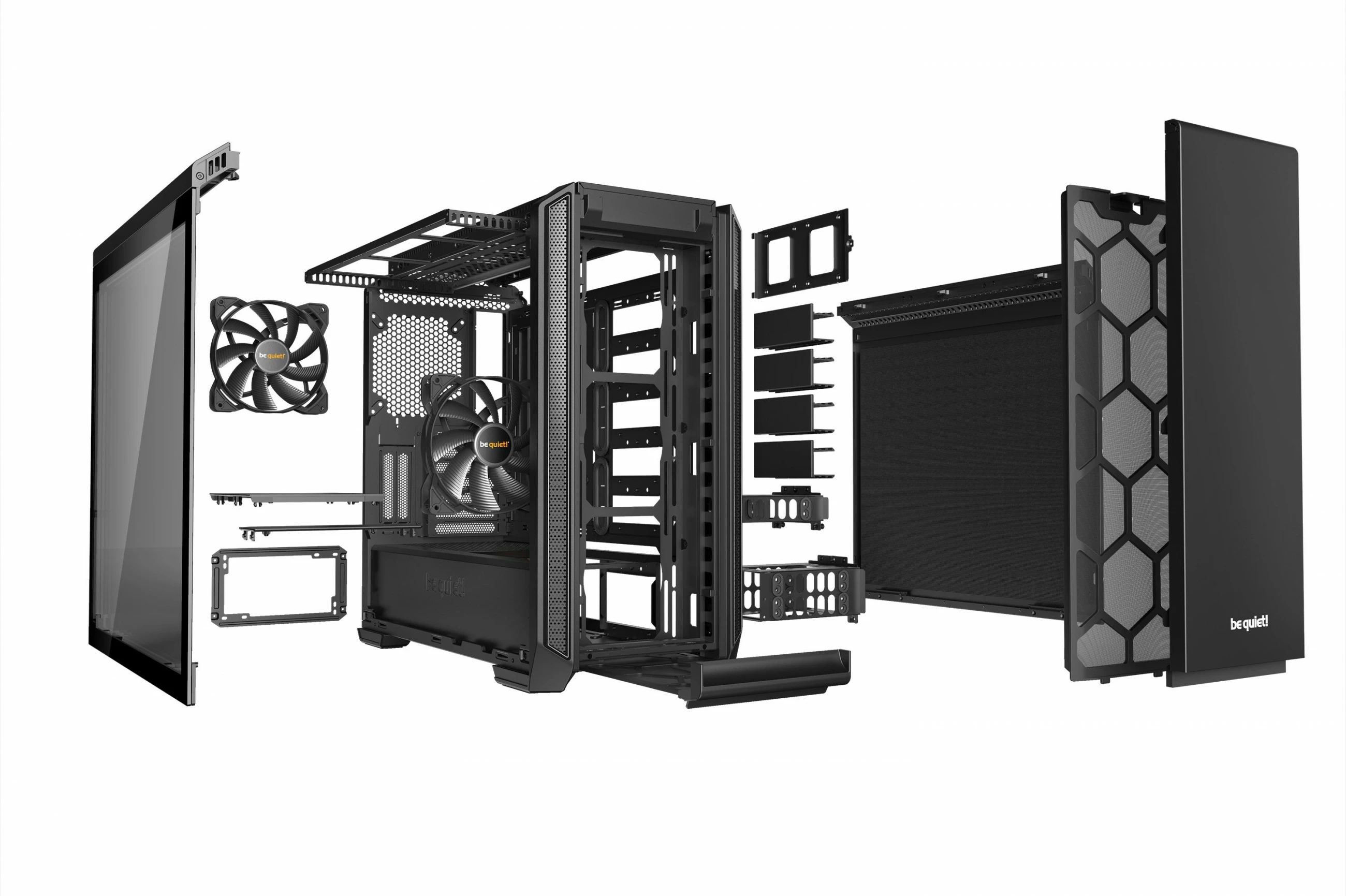 Kasë Be Quiet! Silent Base 601 Window, Midi Tower, ATX, EATX, micro ATX, Mini-ITX, e zezë