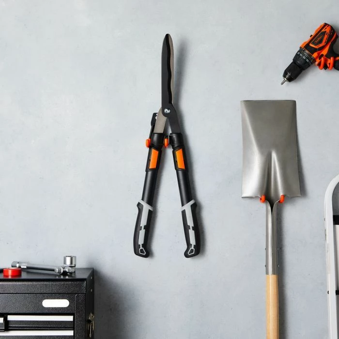 Gërshërë teleskopike për shkurre VONHAUS 3500236, 64-110 cm, prerje 250 mm, të zeza/gri