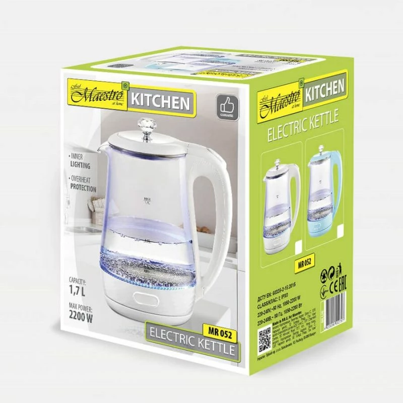 Çajnik elektrik MAESTRO MR-052, blu