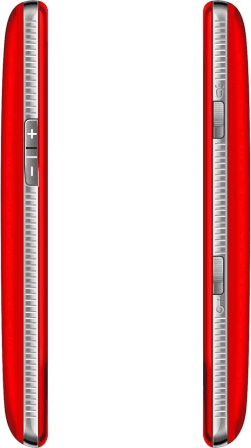 telefon me taste Evolveo Easyphone XR (MPN 20146), ekran me ngjyra i madh, taste të mëdha, buton SOS, dock për karikim, Type-C, i kuq, set me karikues + dock
