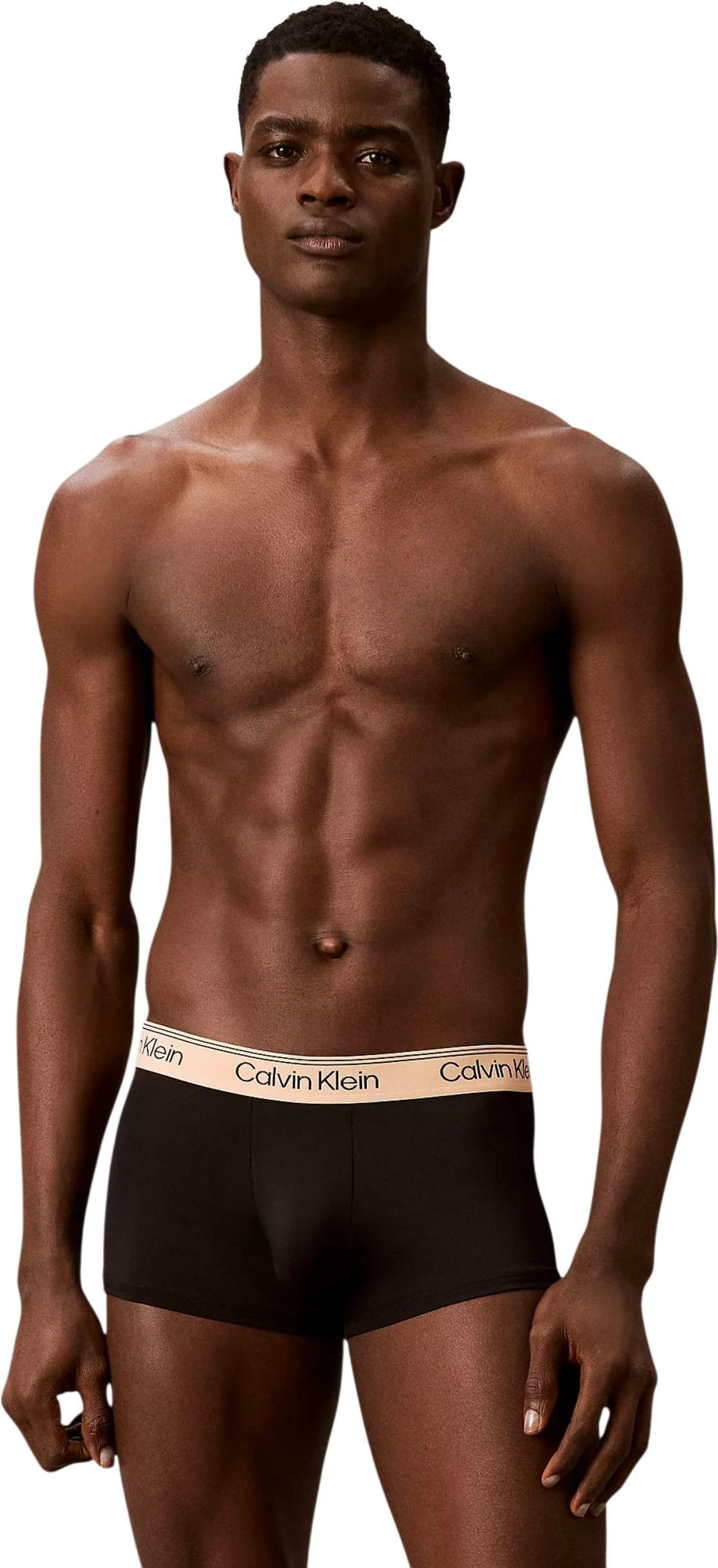 Të brendshme për meshkuj Calvin Klein Underwear Low Rise Trunk 3PK LV00NB4409, të zeza-blu