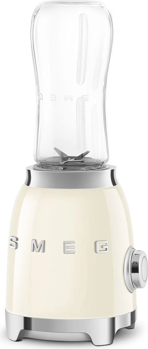 Blender personal Smeg 50'Style PBF01CREU 300W, 2 shpejtësi, 2x shishe 600ml, krem