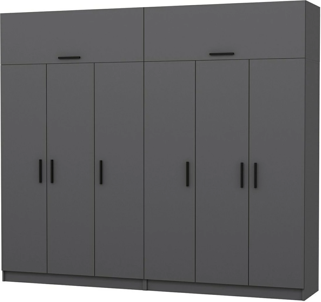 Dollap Skye Decor, ngjyrë antracit, 5267