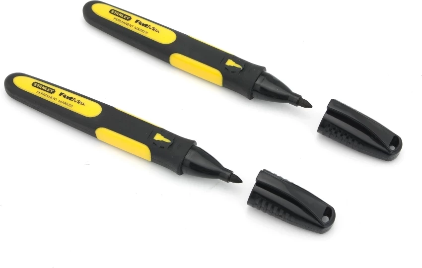 Marker permanent Stanley FatMax Xtreme 0-47-312, i zi, set 2 copë