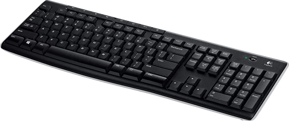 Tastierë wireless Logitech K270 Unifying 2.4 GHz USB, layout slloven (engraving), e zezë