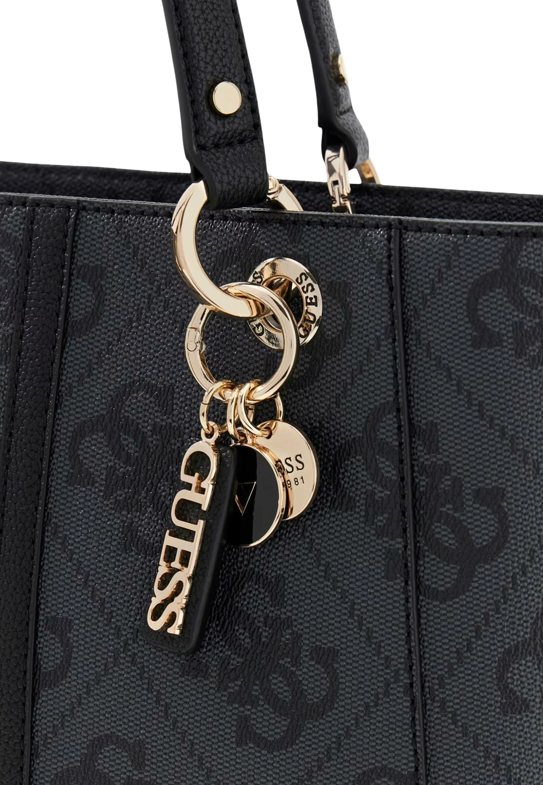 Çantë krahu për femra Guess Elsie HWSS96 72250, antracit