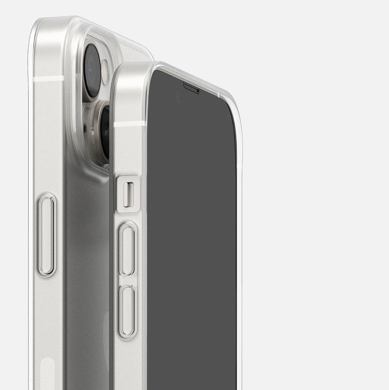 Mbështjellës Ringke Slim për iPhone 14 Plus, ultra i hollë, gjysmë-transparent
