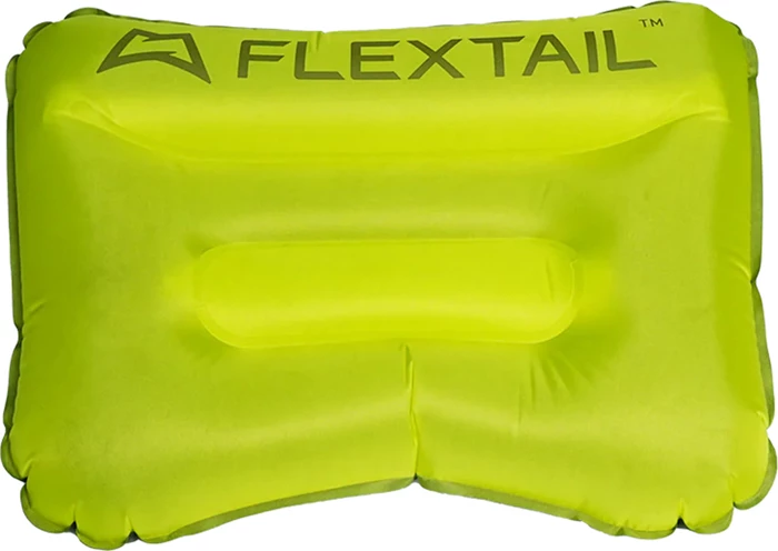 Jastëk i fryrë Flextail Tiny Pillow -GR, 38.5 x 25.5 cm, 77 g, i gjelbër
