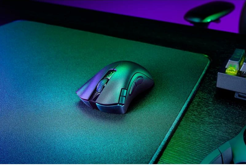 Maus, Razer, DeathAdder V2 X HyperSpeed RZ01-04130100-R3G1, pa kabllo, Bluetooth & 2.4 GHz HyperSpeed, 7 butona të programueshëm, i zi