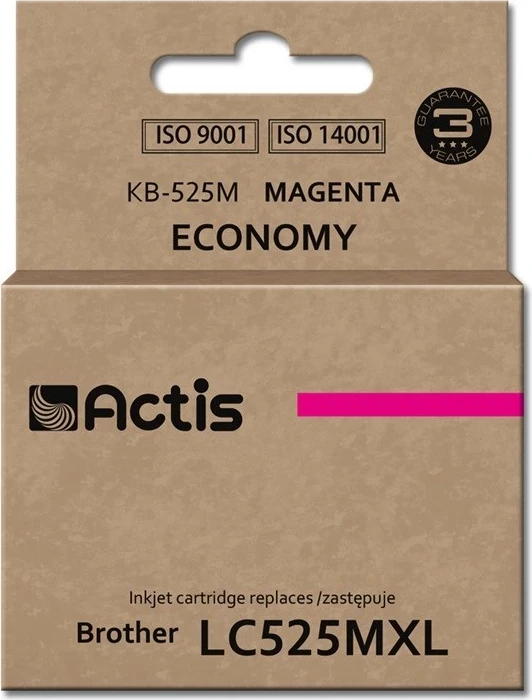 Ngjyrë zëvendësuese Actis KB-525M për printer Brother LC-525M, 15ml, e vjollcë