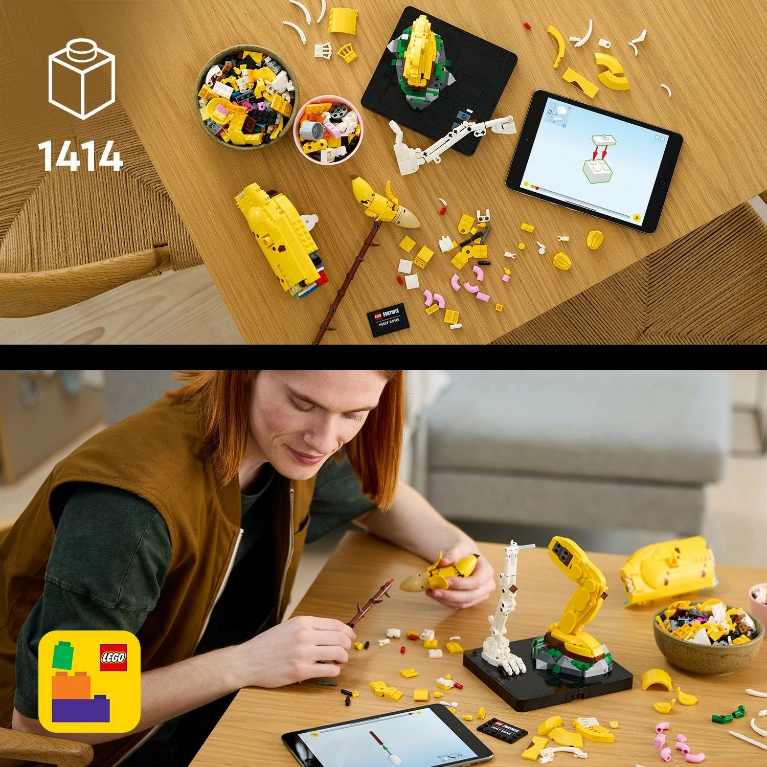 Set ndërtimi LEGO Peely Bone, 77072, 1414 copë, shumëngjyrësh