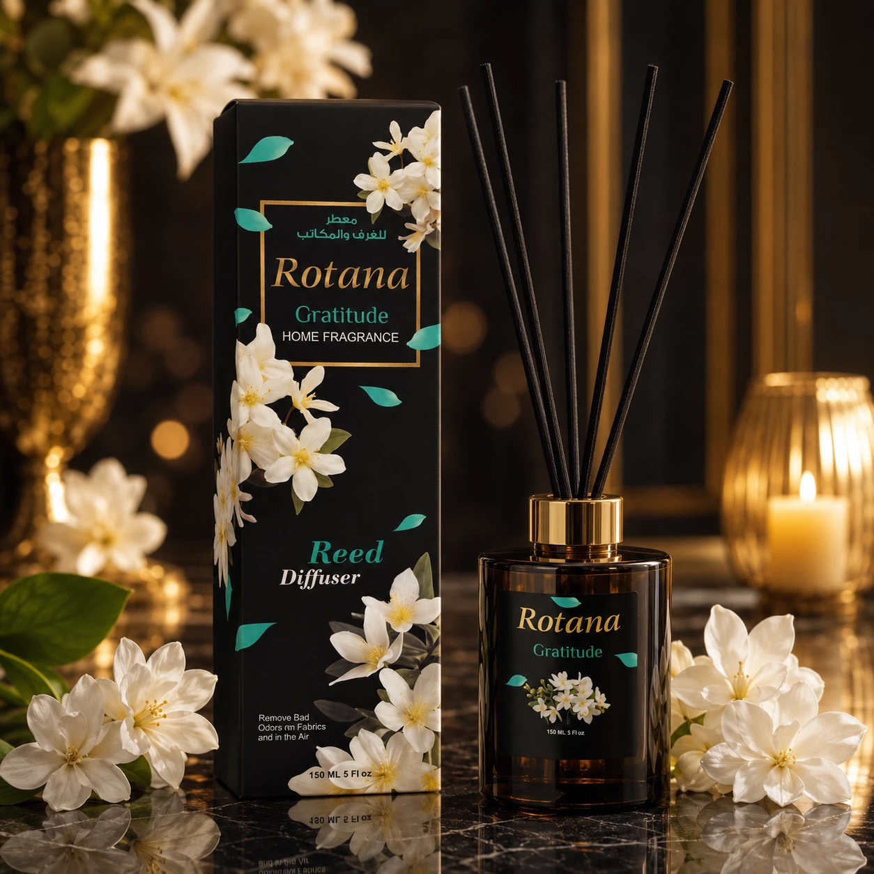Rotana Gratitude – Reed Diffuser Home Fragrance 150ml